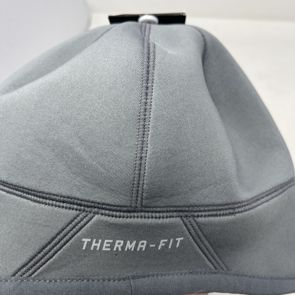 Nike Thermafit Fleece Training Beanie Hat Cap Gray Pull On One Size NWT - Picture 5 of 5